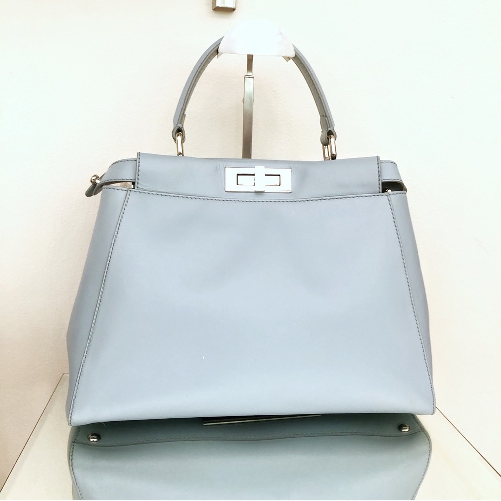 Fendi Peekaboo sky blue bag